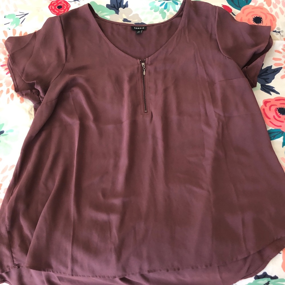 Purple blouse